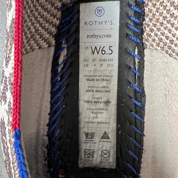 Rothy’s Mocha Spot Leopard Print Loafer Size 6.5 - Picture 9 of 9